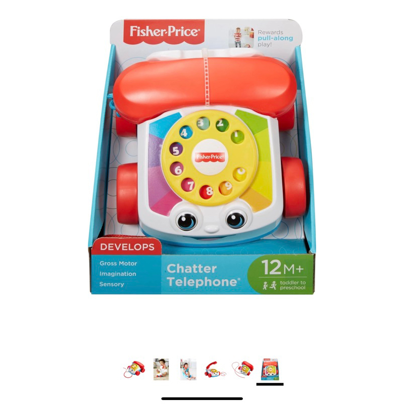 🇺🇸CHÍNH HÃNG ĐỒ CHƠI Fisher-Price Toddler Pull Toy Chatter Telephone Pretend Phone