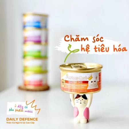 Pate Aatas Daily Defence - Dòng hỗ trợ chức năng - Lon 80g