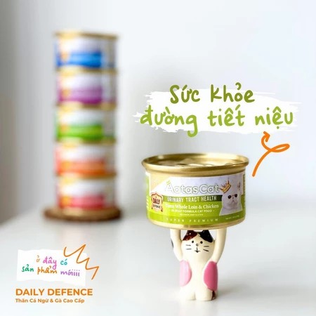 Pate Aatas Daily Defence - Dòng hỗ trợ chức năng - Lon 80g