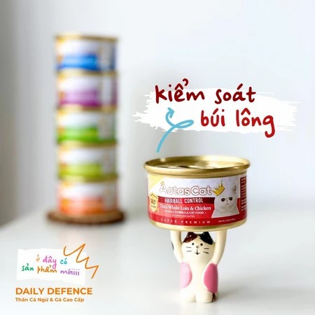 Pate Aatas Daily Defence - Dòng hỗ trợ chức năng - Lon 80g
