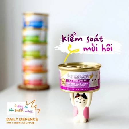 Pate Aatas Daily Defence - Dòng hỗ trợ chức năng - Lon 80g
