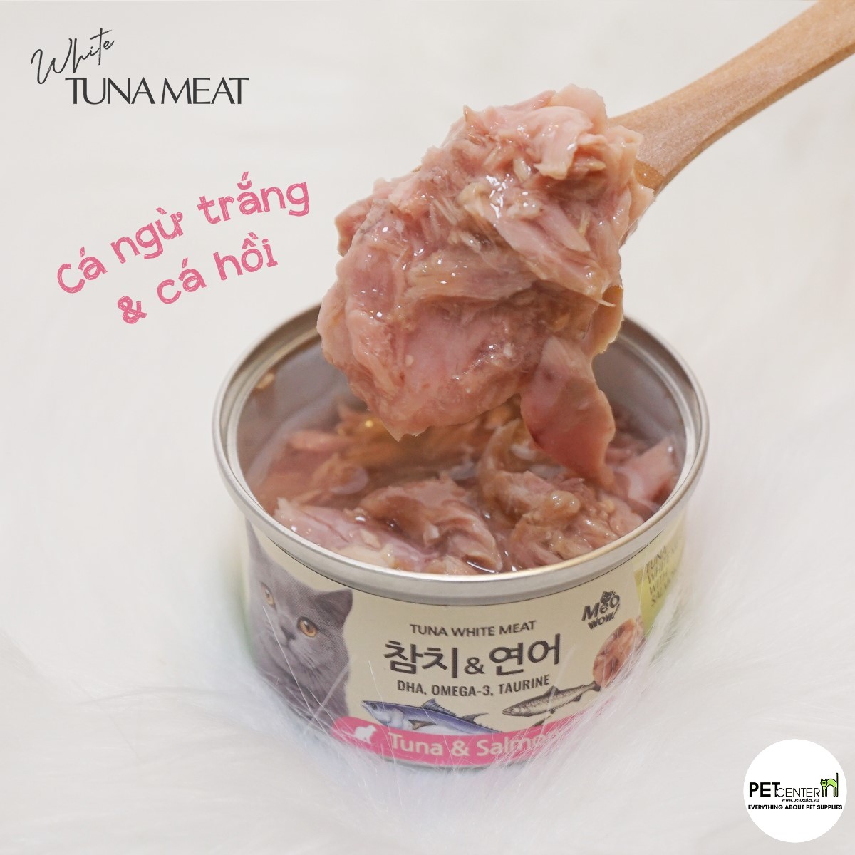 Pate MeoWow - Vị Cá Ngừ & Cá Hồi 85gr