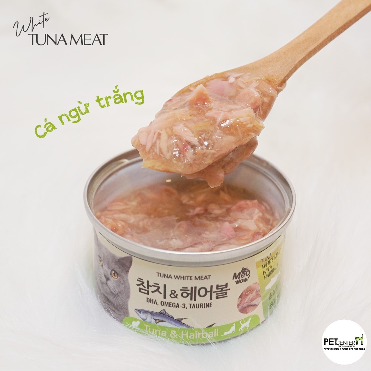 Pate MeoWow - Vị Cá Ngừ - Tiêu Búi Lông 85gr
