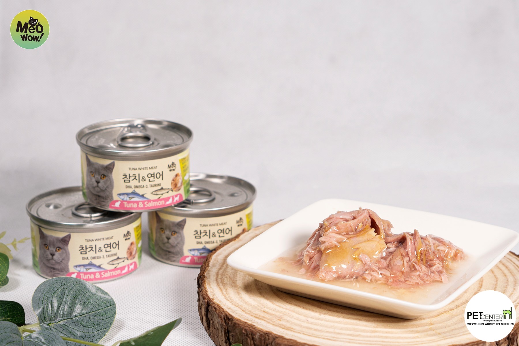 Pate MeoWow - Vị Cá Ngừ & Cá Hồi 85gr