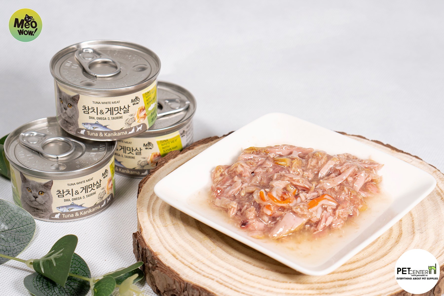 Pate MeoWow - Vị Cá Ngừ & Cua 85gr