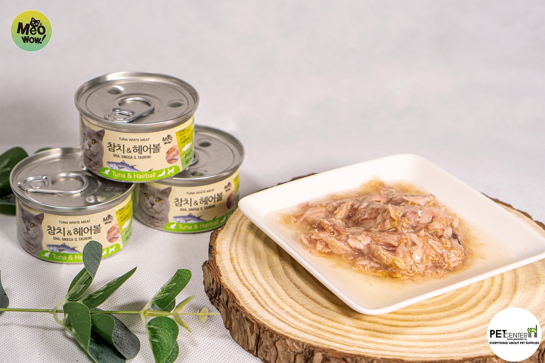 Pate MeoWow - Vị Cá Ngừ - Tiêu Búi Lông 85gr