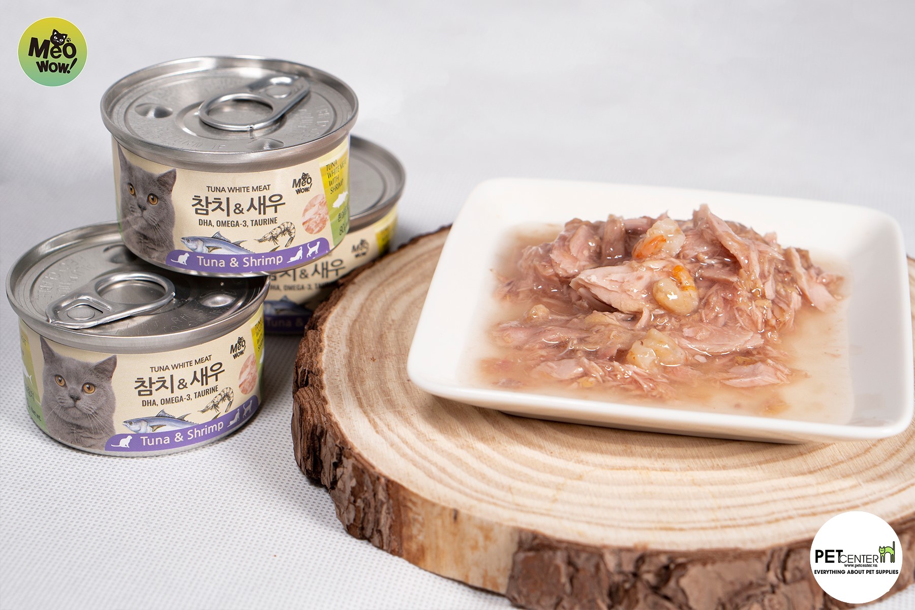 Pate MeoWow - Vị Cá Ngừ & Tôm 85gr