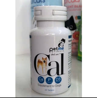 th Viên Canxi sữa cho thú cưng Petme Cal 25 viên