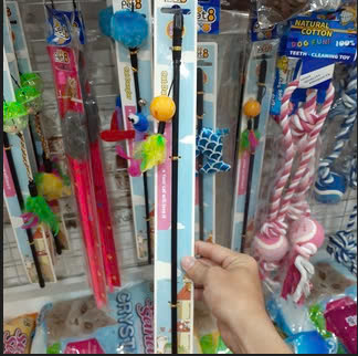 🇹🇭 Cat Toy Đồ Chơi Cần Câu Có Chuông Cho Mèo