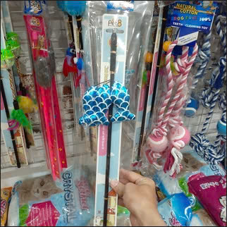 🇹🇭 Cat Toy Đồ Chơi Cần Câu Có Chuông Cho Mèo