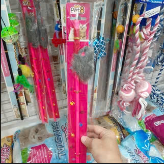 🇹🇭 Cat Toy Đồ Chơi Cần Câu Có Chuông Cho Mèo