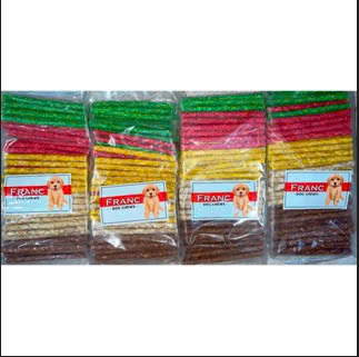 Xương Da Bò Gặm Nhấm Franc Dog Chew Cho Chó Thái Lan