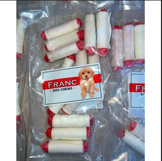 Xương Da Bò Gặm Nhấm Franc Dog Chew Cho Chó Thái Lan