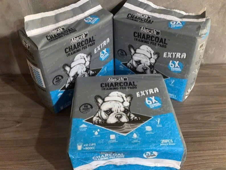 Tả Lót Chuồng Than Hoạt Tính Charcoal Pet Sheets dành cho chó mèo đủ 3 size