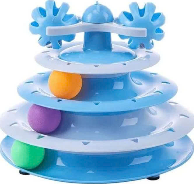 Meow Turntable Toy – Đồ Chơi Bàn Xoay Cho Mèo