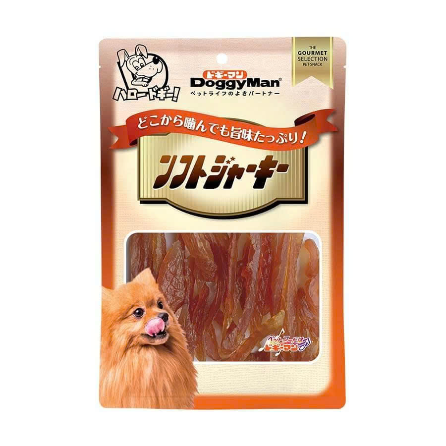 Snack Gà Sợi Sấy Dẻo Doggyman Nhật Bản – Thơm Ngon Cho Chó Mèo (80g)