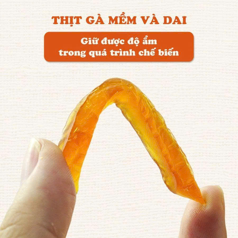 Snack Gà Sợi Sấy Dẻo Doggyman Nhật Bản – Thơm Ngon Cho Chó Mèo (80g)