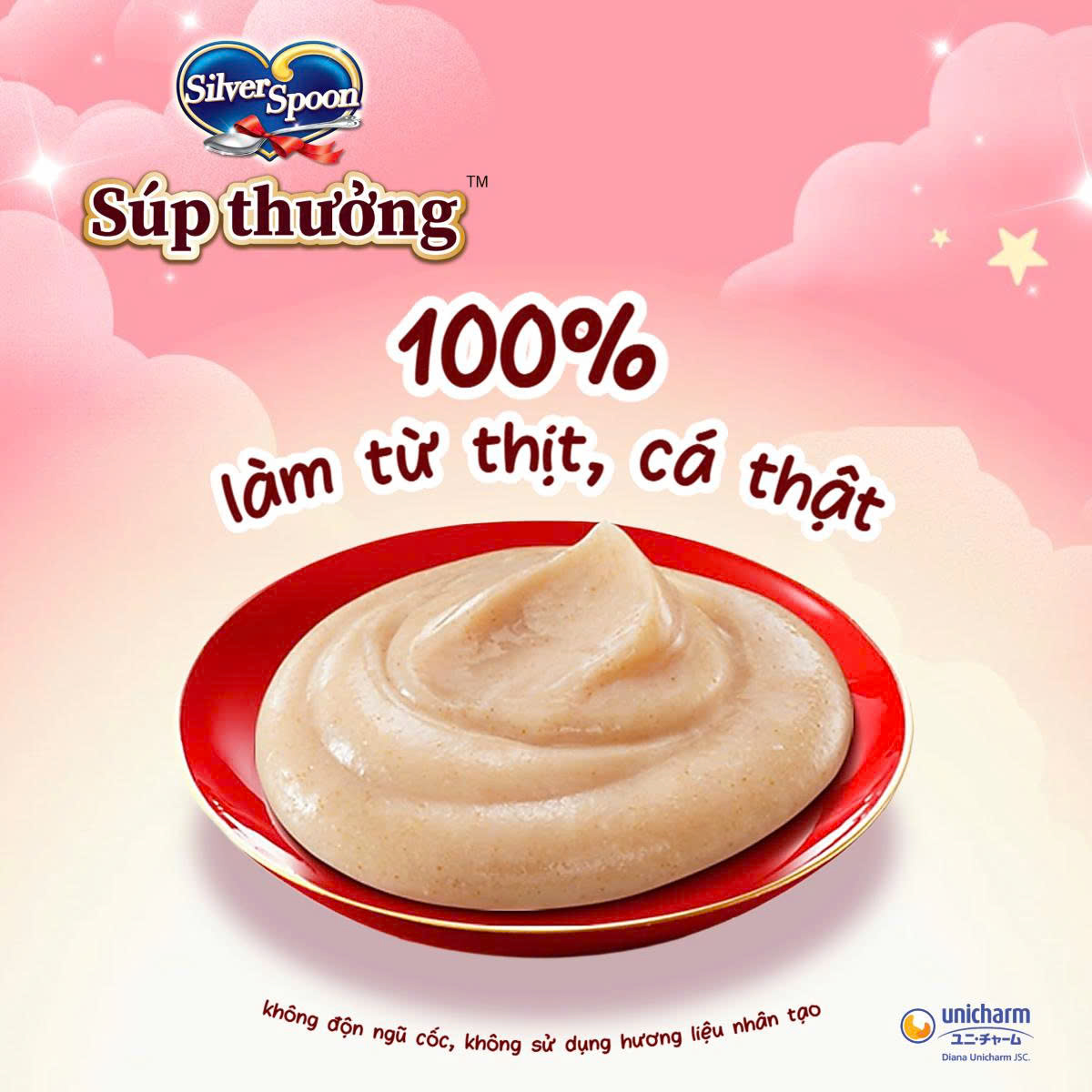 Súp Thưởng Mèo Silver Spoon Nhiều Vị (Gói 48g – 8 Thanh x 6g)