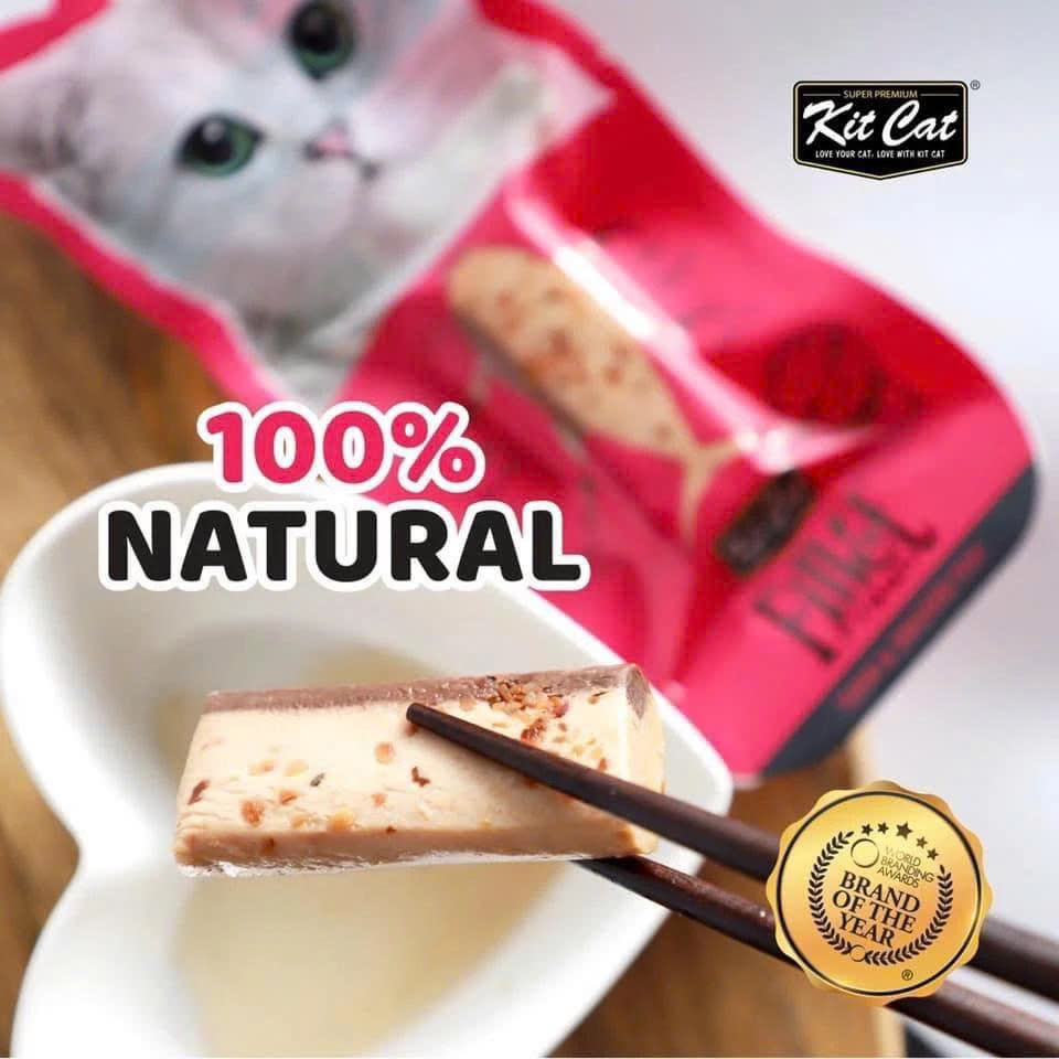 Snack Fillet Cho Mèo Kit Cat 30g Nhiều Hương Vị