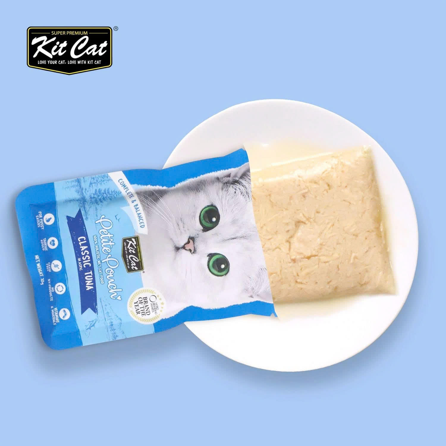🐾 Pate Kit Cat PELITE Pouch Cho Mèo 70g – Nhiều Hương Vị
