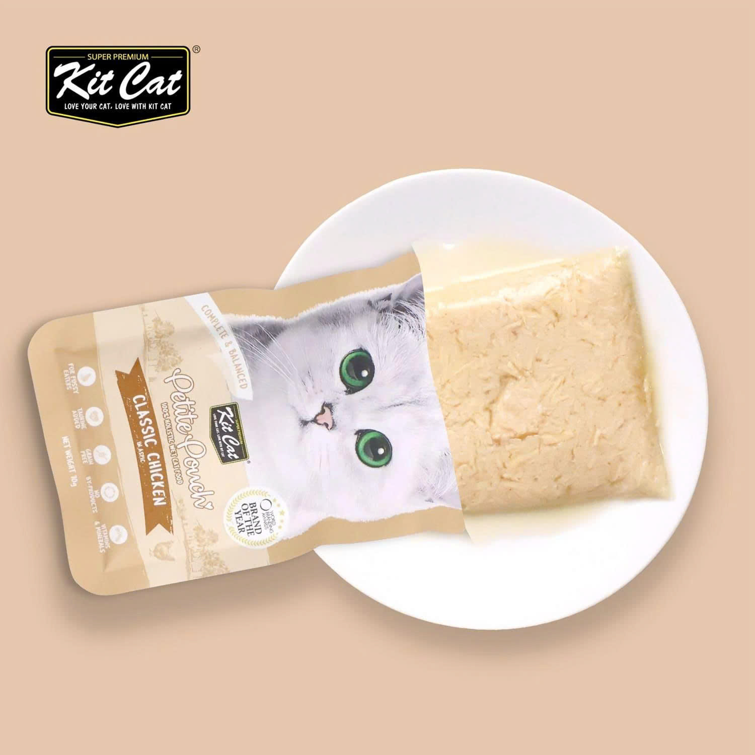 🐾 Pate Kit Cat PELITE Pouch Cho Mèo 70g – Nhiều Hương Vị