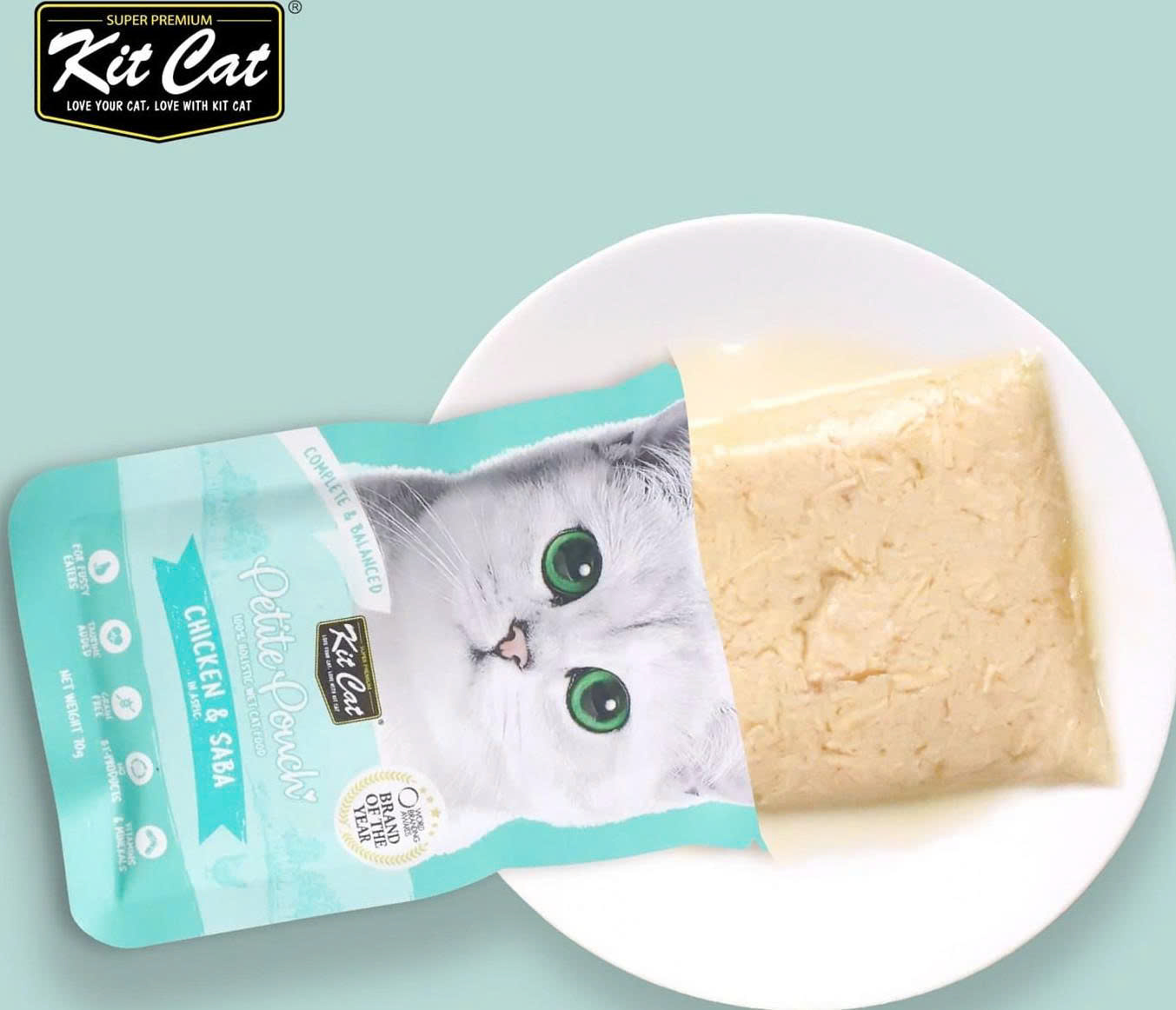 🐾 Pate Kit Cat PELITE Pouch Cho Mèo 70g – Nhiều Hương Vị