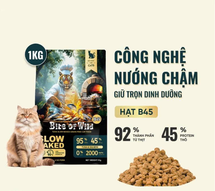 BITE OF WILD – THỨC ĂN KHÔ CAO CẤP CHO MÈO CÓ TOPPING 1KG