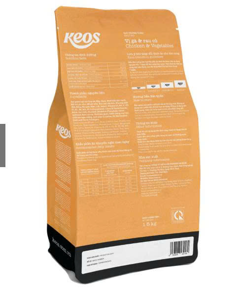 HẠT CHÓ KEOS NHIỀU HƯƠNG VỊ DÀNH CHO CHÓ TRƯỞNG THÀNH 400G - 1,5KG