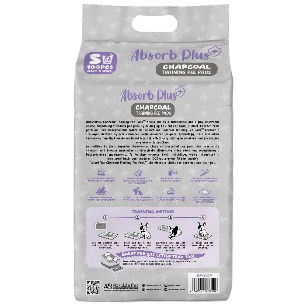 TÃ LÓT CHO CHÓ ABSORB PLUS CHARCOAL VÀ ANTIBACTERIAL