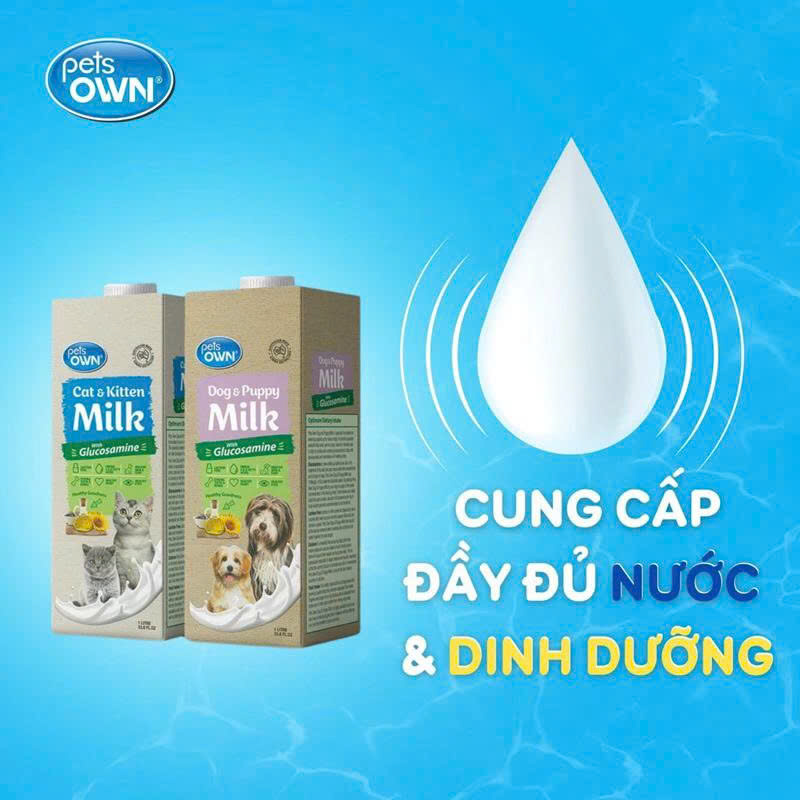 Sữa Úc PETS OWN 1L cho mèo