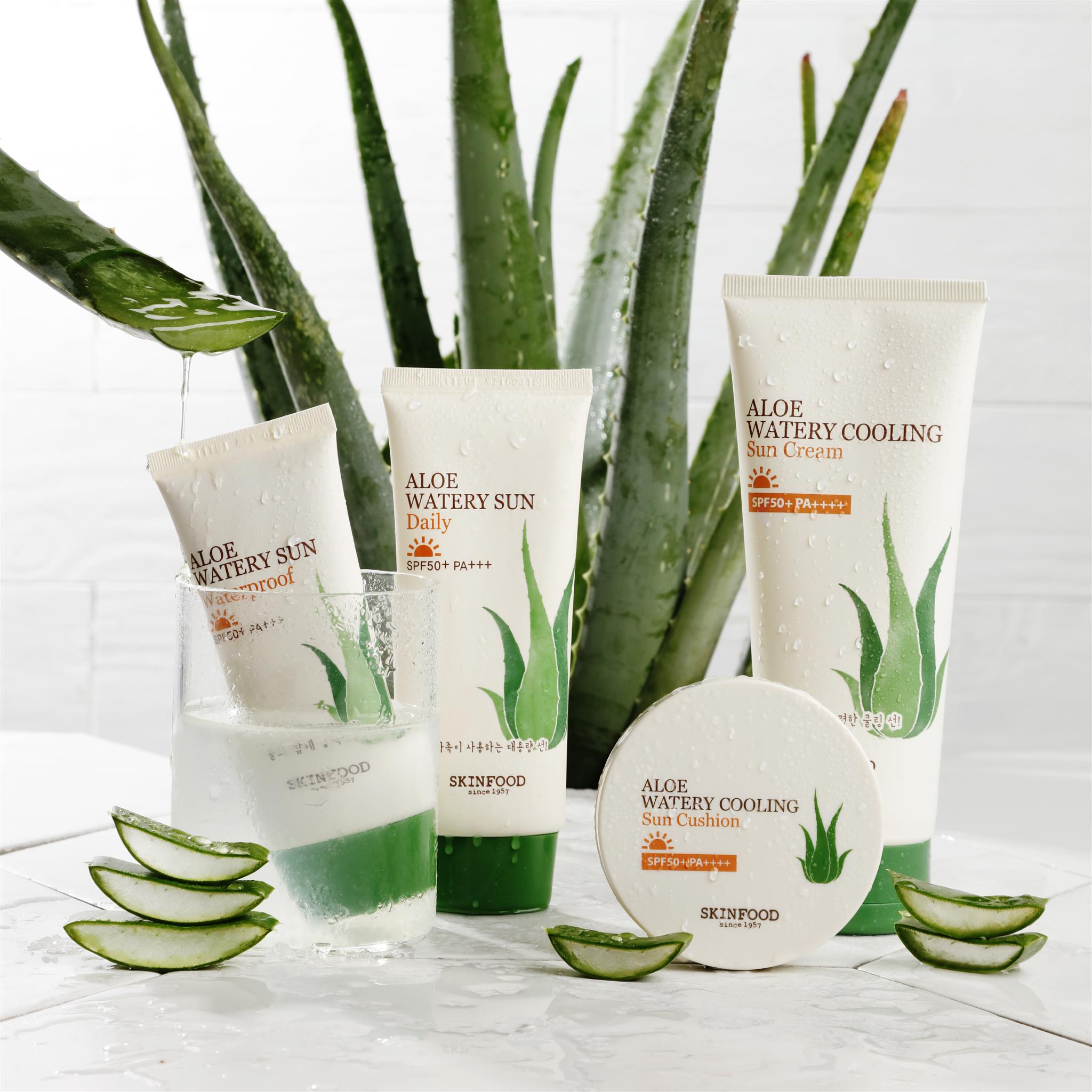 Kem chống nắng Aloe Watery Sun Daily làm dịu da, tăng miễn dịch Kem chống nắng Aloe Watery Sun Daily làm dịu da, tăng miễn dịch