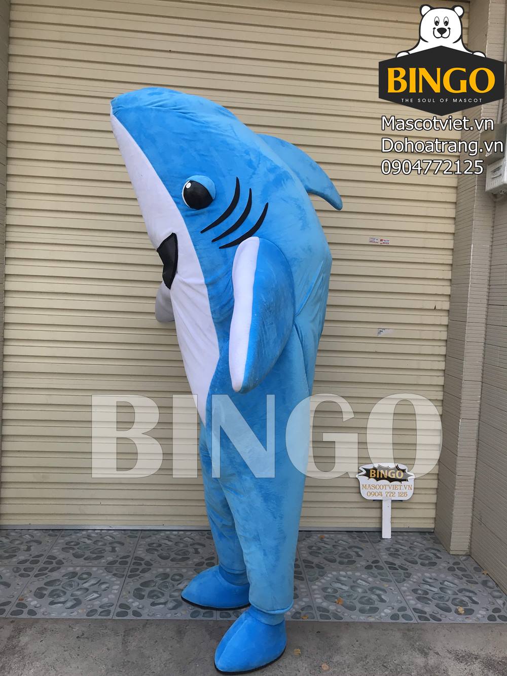 Mascot Con Cá Mập | Xưởng may mascot-linh vật uy tín Hồ Chí Minh