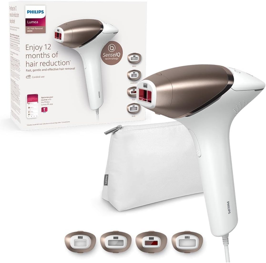máy triệt lông philips lumea 9000 series MÁY TRIỆT LÔNG PHILIPS LUMEA IPL  8000 BRI948/00