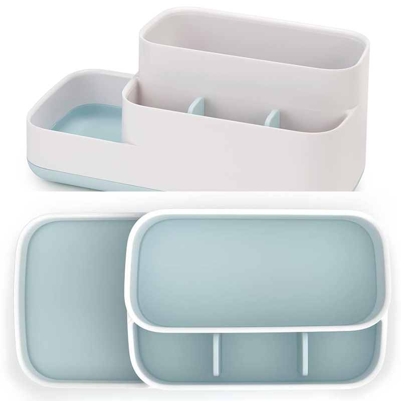 Khay Đựng Bàn Chải Mỹ Phẩm Nhà Tắm Joseph Joseph 70504 EasyStore Trắng Xanh | Phương mart