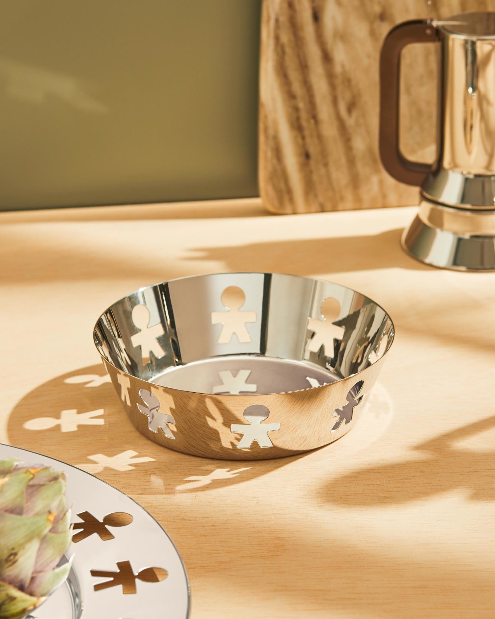 Bát đựng trái cây inox ALESSI AKK03 18cm | Phương mart