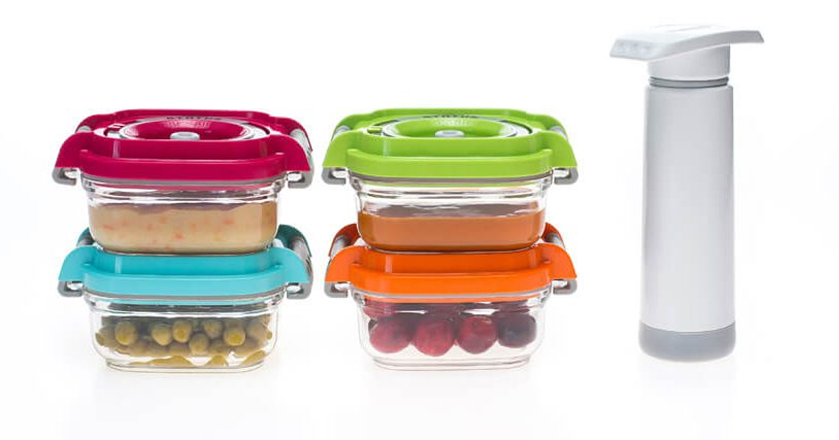 Hộp Bảo Quản Thực Phẩm Hút Chân Không Status 158710 Cho Trẻ Em 5 Món | Phương mart