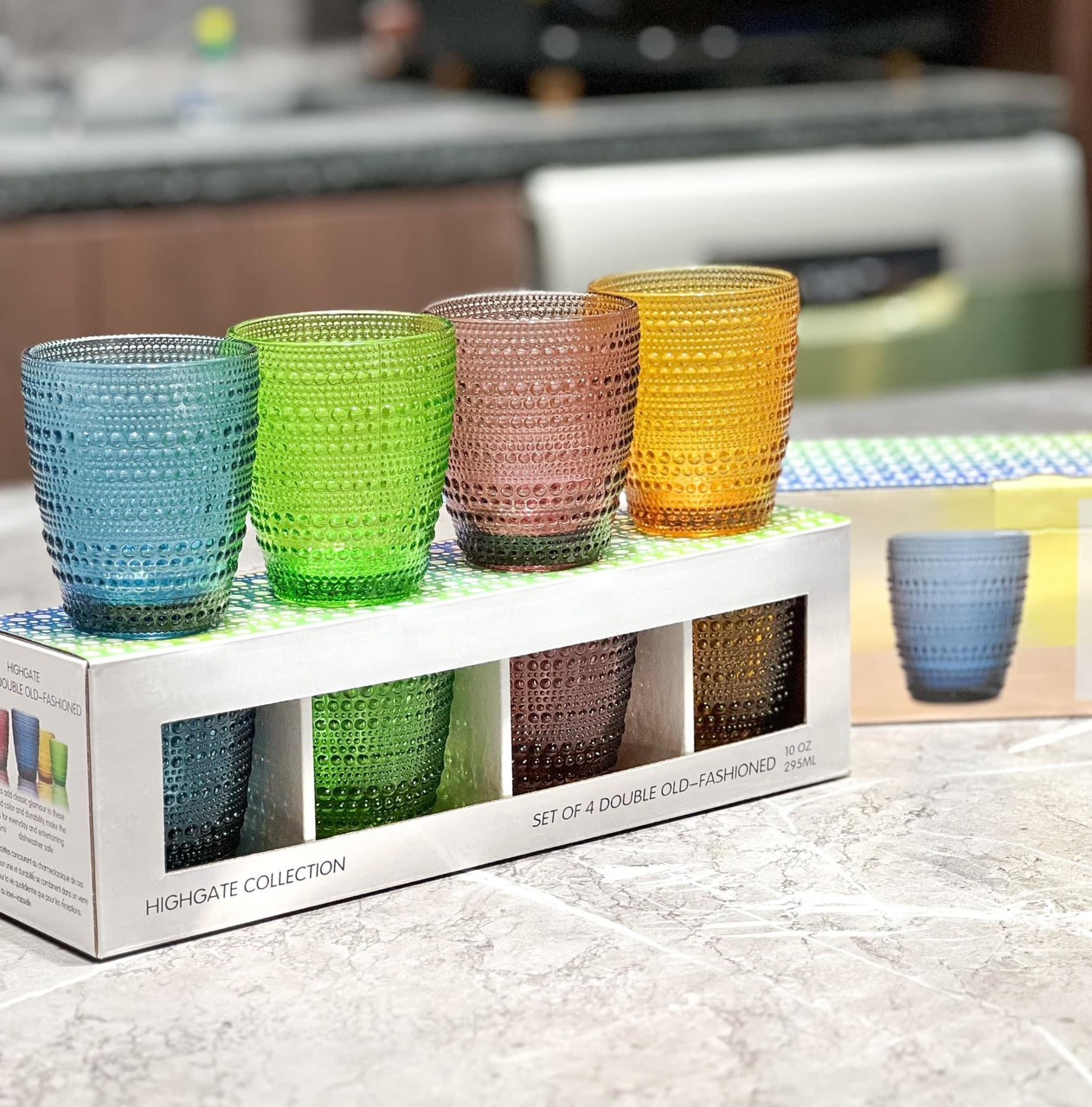 Set 4 cốc pha lê màu Highgate Collection EU 295ml | Phương mart