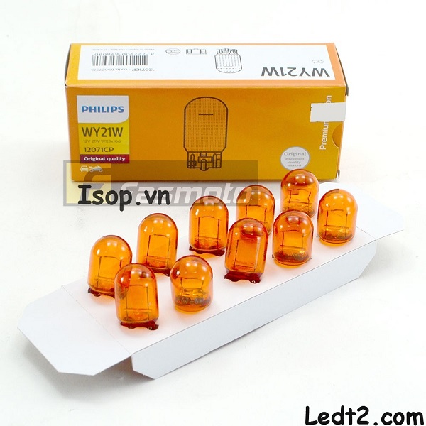 Đèn xi nhan halogen Philips T20 WY21W