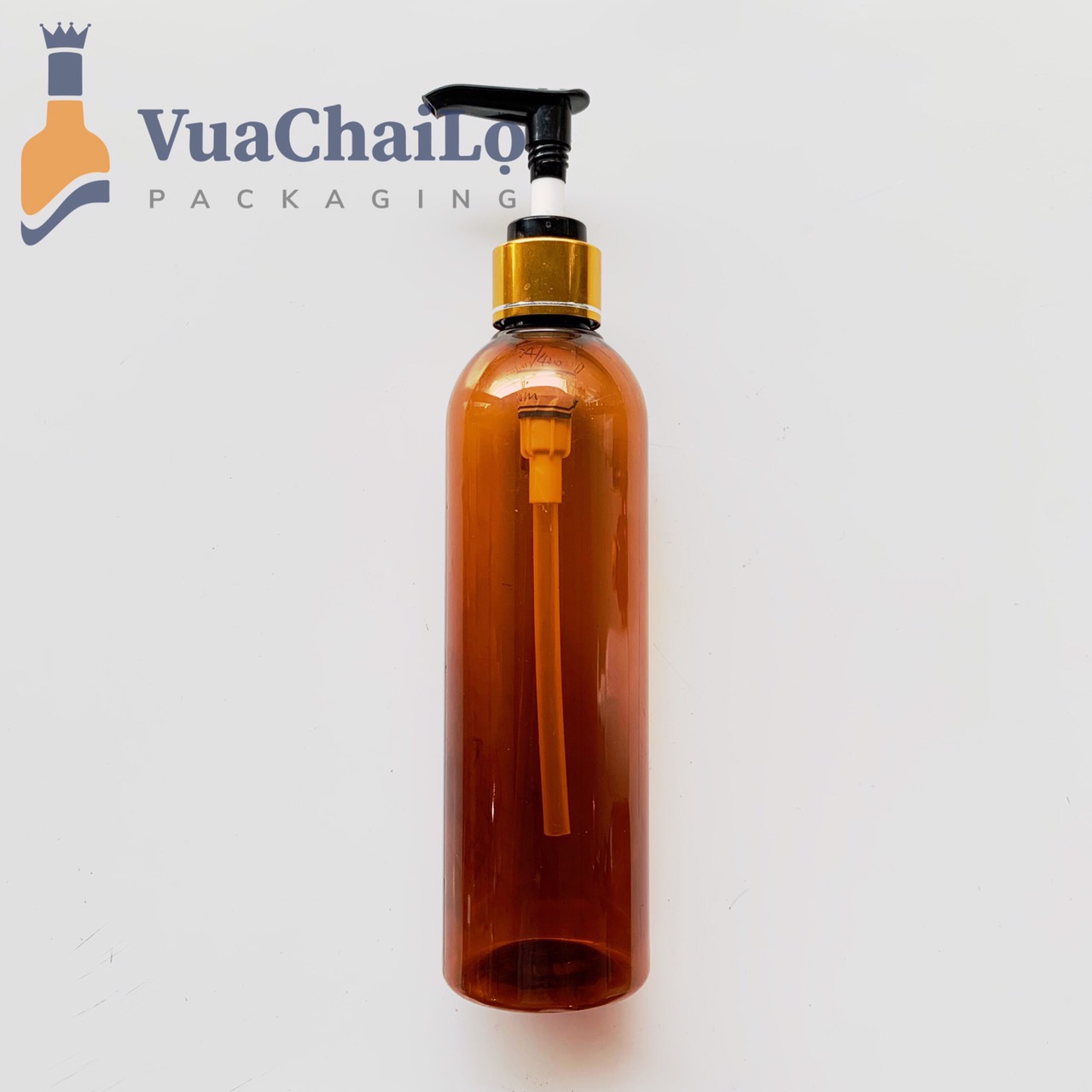 Chai nhựa Pet 450ml nắp bơm giọt