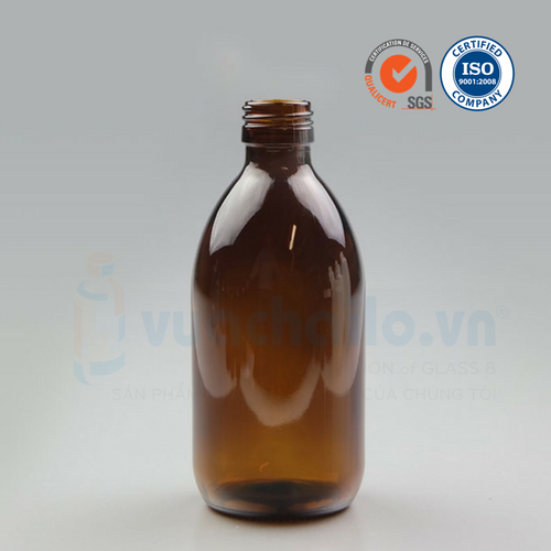 Chai thủy tinh Siro, Syrup 150ml với cổ 28mm