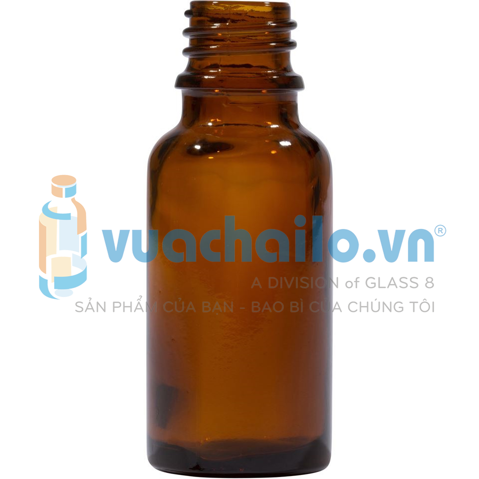 Chai tinh dầu màu nâu 20ml