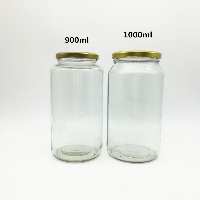 Hũ Thủy Tinh Dáng Tròn Dung Tích 900ML - 1000ML