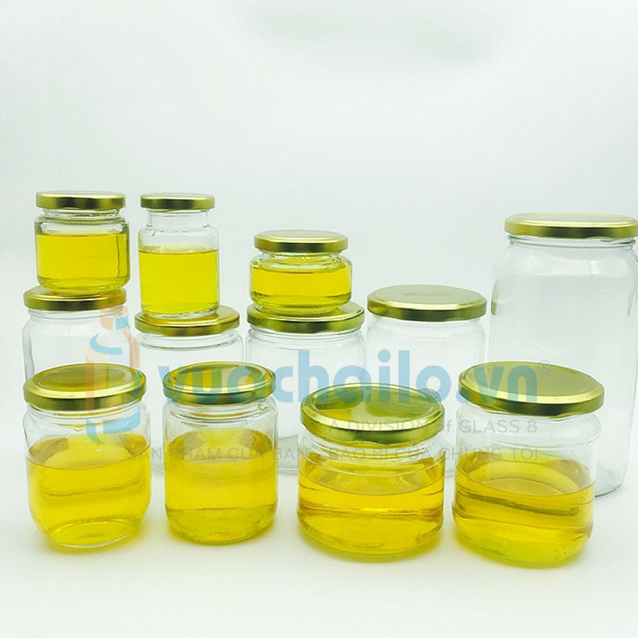 Hũ Thủy Tinh Dáng Tròn 500ML