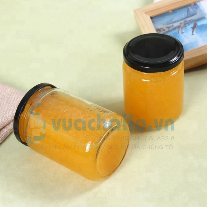 Hũ Thủy Tinh Dáng Tròn Dung Tích 900ML - 1000ML