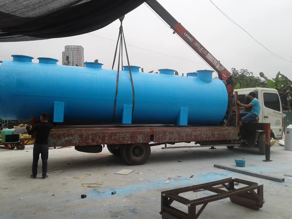 bồn xử lý nước thải 30 m3/ngđ