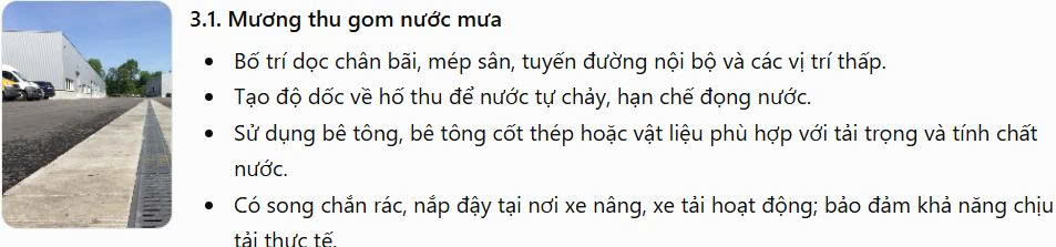 Mương thoát nước mưa