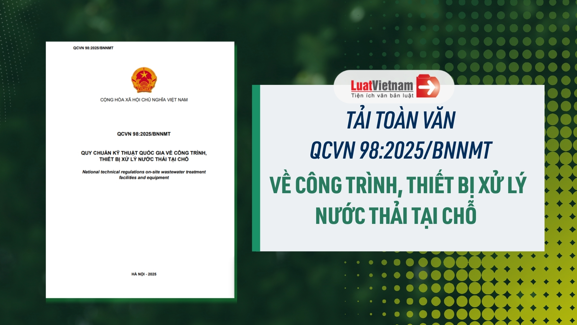 QCVN98:2025/BTNMT
