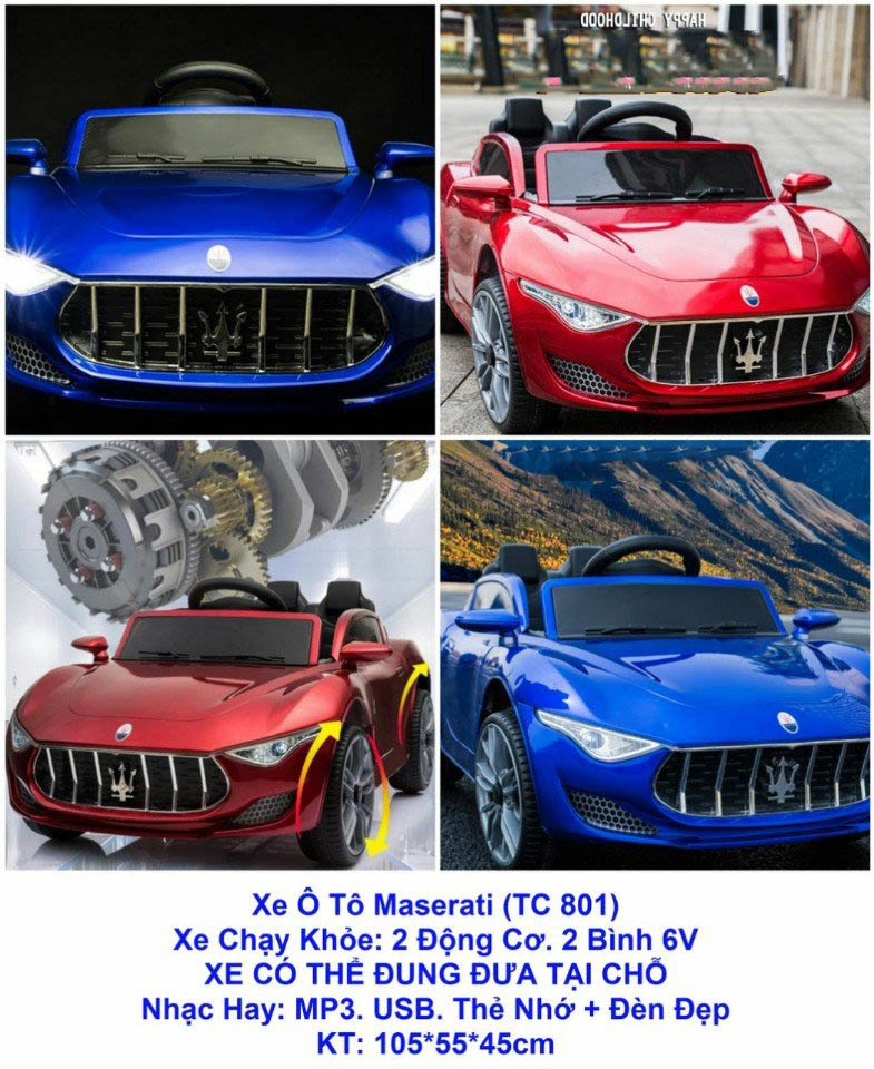 XE ĐIỆN MASERATI TC 801 bgfmghmhjj