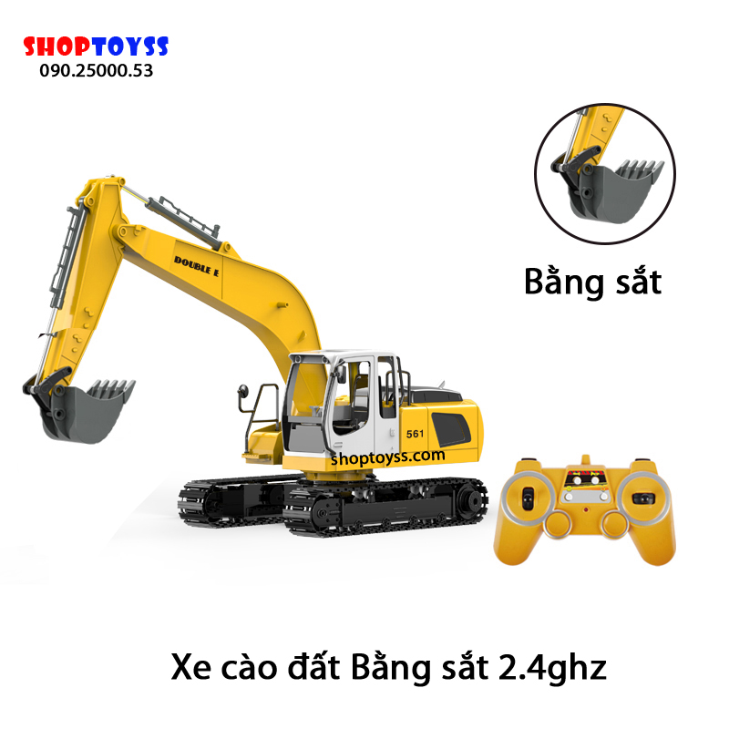 xe cào đất điều khiển từ xa