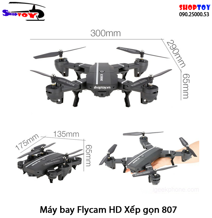 M Y BAY G P C NH FLYCAM HD 807HW RC DRONE